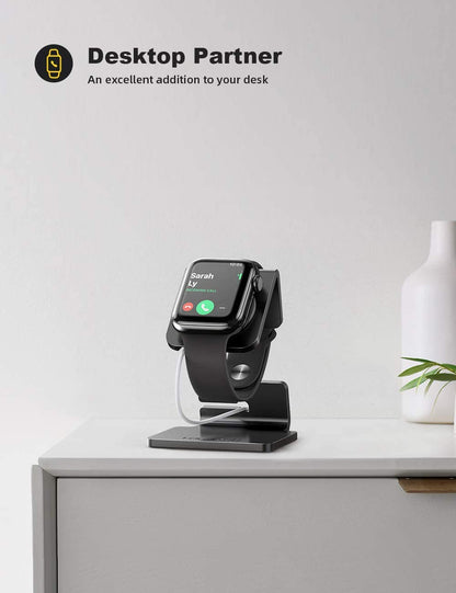 Watch Stand for Apple Watch Magnetic Fast Charger - Desk Charging Stand Holder Dock for Apple Iwatch Series SE3 SE2 Ultra 3, Series 11 10 9 8 7 6 5(49Mm 46Mm 45Mm 44Mm 42Mm 41Mm 40Mm 38Mm)